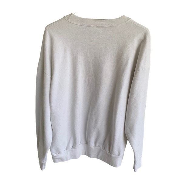 Vintage Crewneck Sweatshirt Puff Paint Handmade Bears Love Music Notes Size XL - Picture 6 of 6